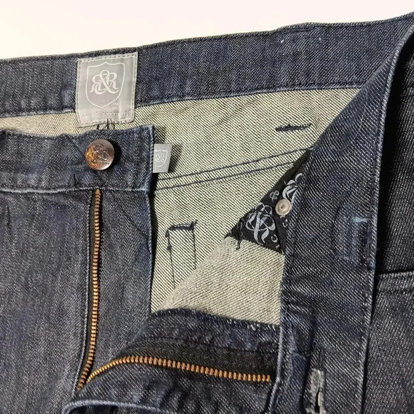 Rock and Republic raw jeans. Men's size 38x32 - Picture 4 of 10